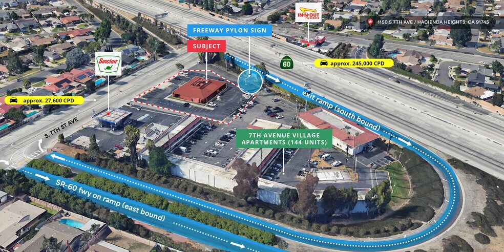 Primary Photo Of 1150 S 7th Ave, Hacienda Heights Restaurant For Sale