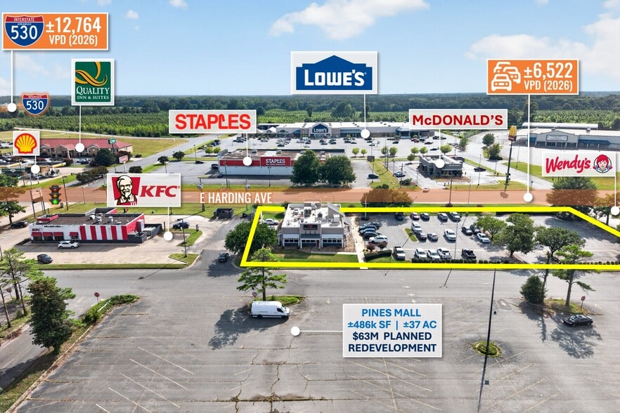 More Photos Of 3000 Pines Mall Dr, Pine Bluff Restaurant For Sale