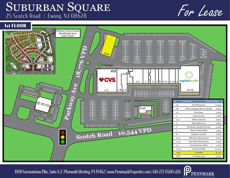 More Photos Of 25 Scotch Rd, Ewing Unknown For Lease