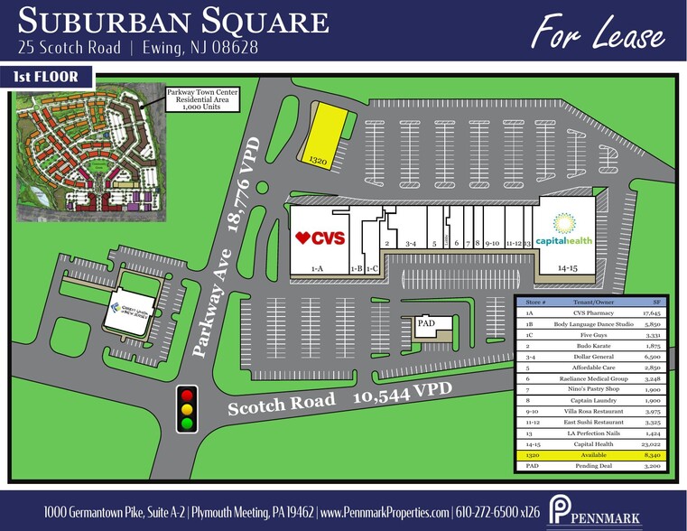 More Photos Of 25 Scotch Rd, Ewing Unknown For Lease