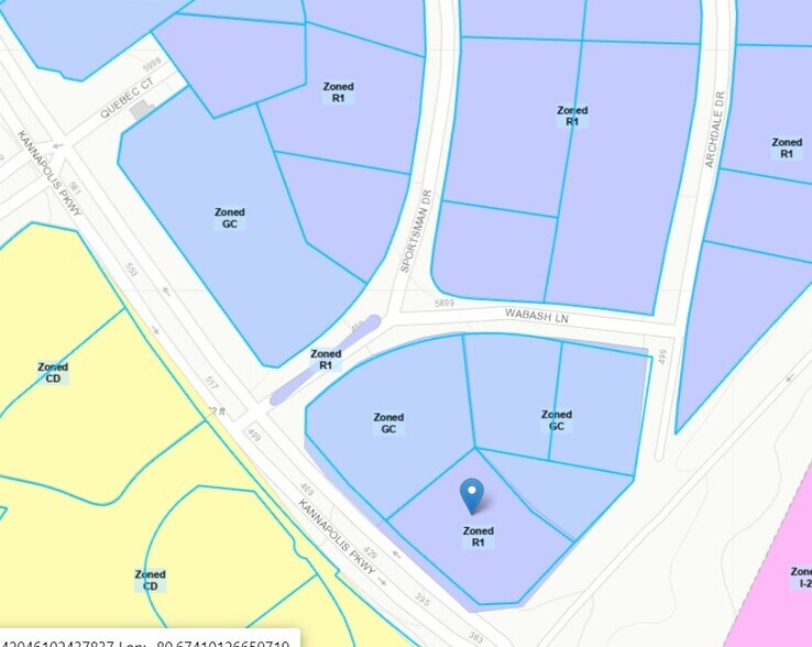 Primary Photo Of 430 Kannapolis Pkwy, Concord Land For Sale