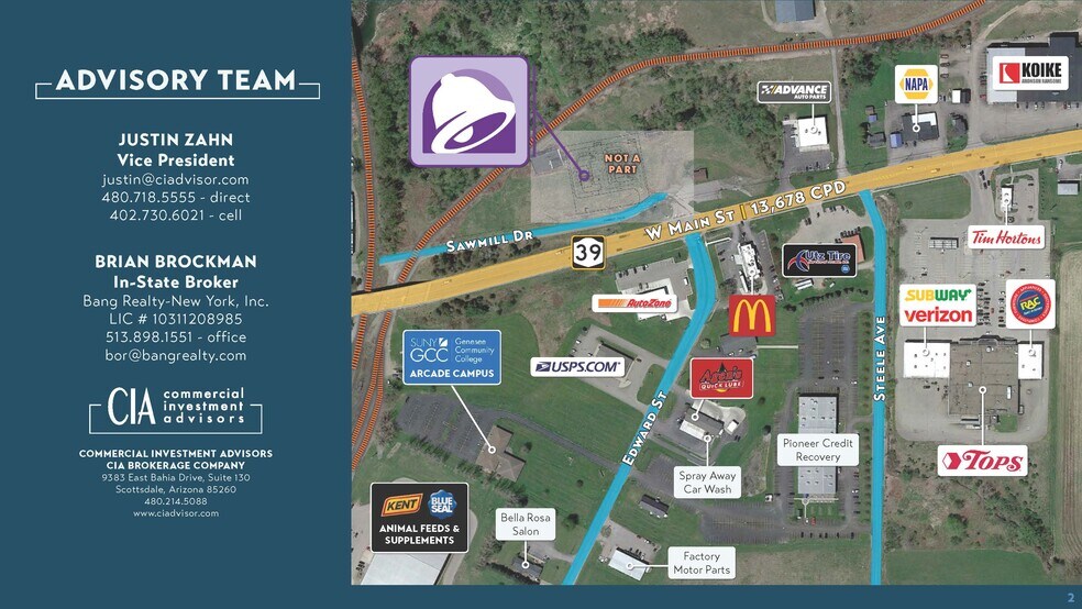 More Photos Of 195 Sawmill Dr, Arcade Fast Food For Sale