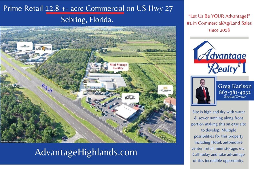 Primary Photo Of 4355 US-27, Sebring Land For Sale
