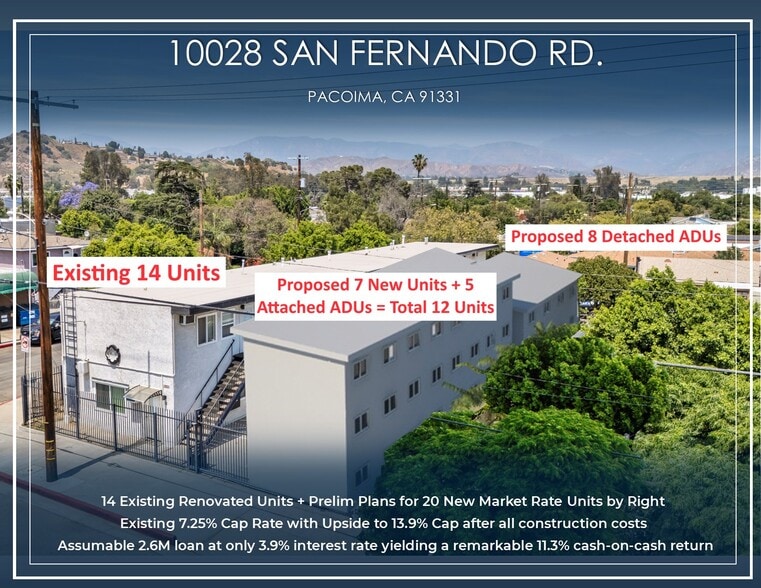 Primary Photo Of 10028 San Fernando Rd, Pacoima Apartments For Sale