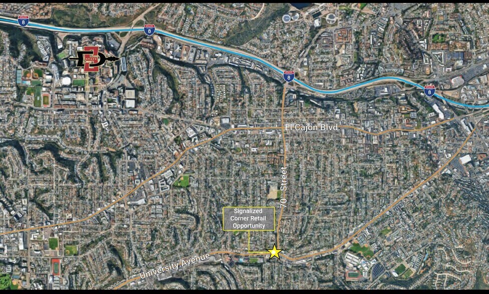 More Photos Of 6970-6990 University Ave, La Mesa Land For Lease