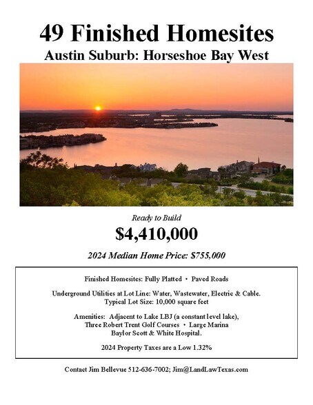 More Photos Of 100 Desert Rose, Horseshoe Bay Land For Sale