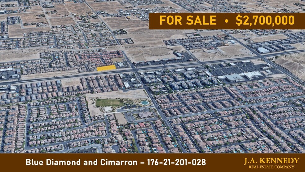 Primary Photo Of Blue Diamond Rd and Cimarron Rd, Las Vegas Land For Sale