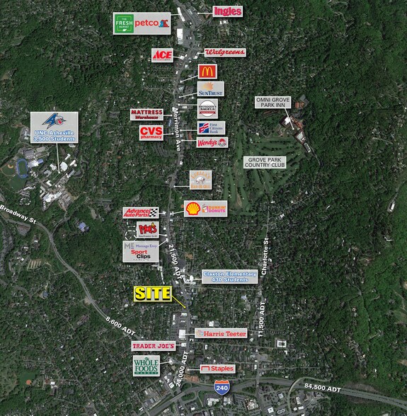 More Photos Of 190 Merrimon Ave, Asheville Land For Lease