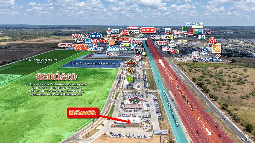 More Photos Of 917 W State Highway 71, Bastrop Fast Food For Sale
