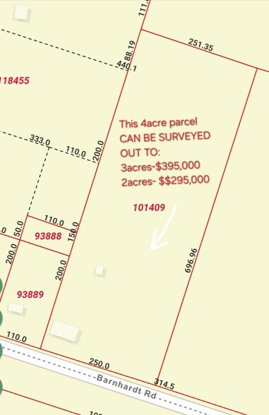 More Photos Of 1906 Barnhardt Rd, Temple Land For Sale
