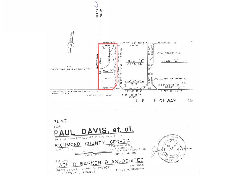 More Photos Of 3343 Deans Bridge Rd, Augusta Land For Lease