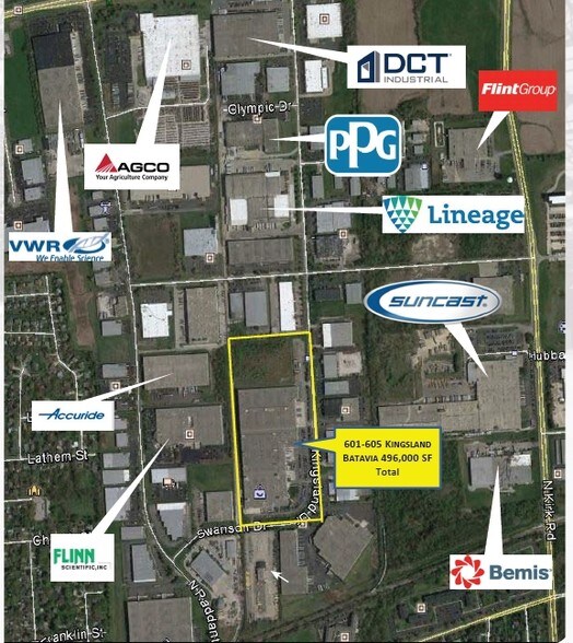 More Photos Of 601 Kingsland Dr, Batavia Warehouse For Lease