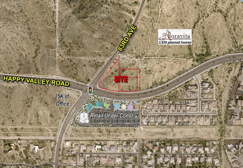 Primary Photo Of NEC 83rd Ave. & Happy Valley Rd, Peoria Land For Sale