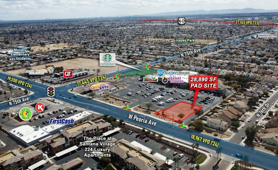 Primary Photo Of SWC of 75th Ave and Peoria ave, Peoria Land For Lease