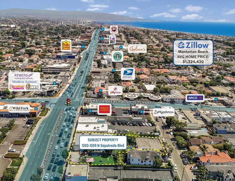 More Photos Of 1203 N Sepulveda Blvd, Manhattan Beach Storefront Retail Office For Lease