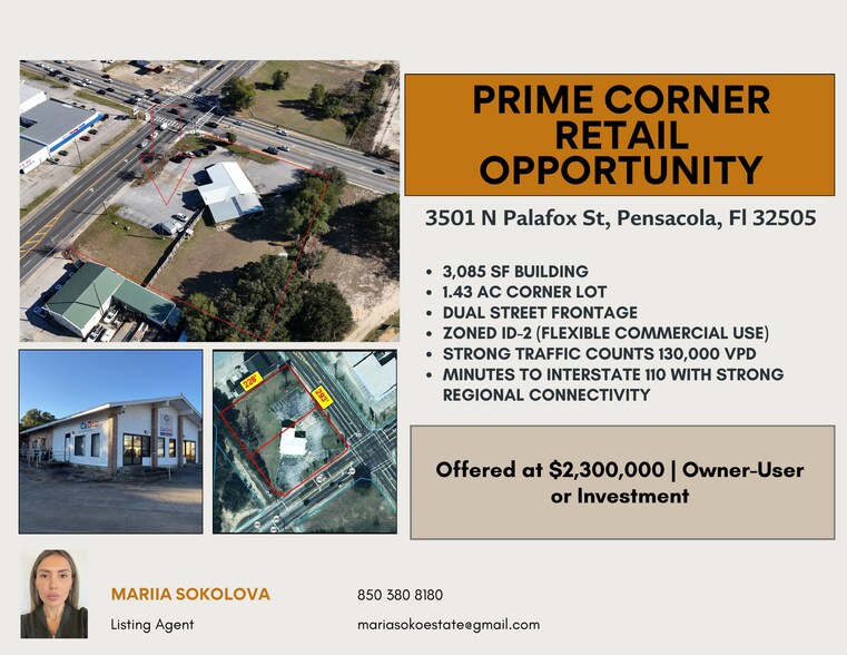 Primary Photo Of 3501 N Palafox St, Pensacola Freestanding For Sale