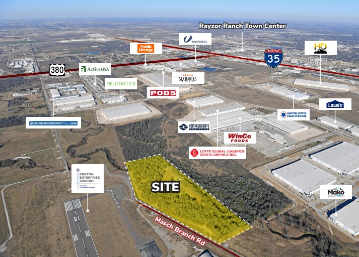 More Photos Of 501 S Masch Branch Rd, Denton Land For Sale