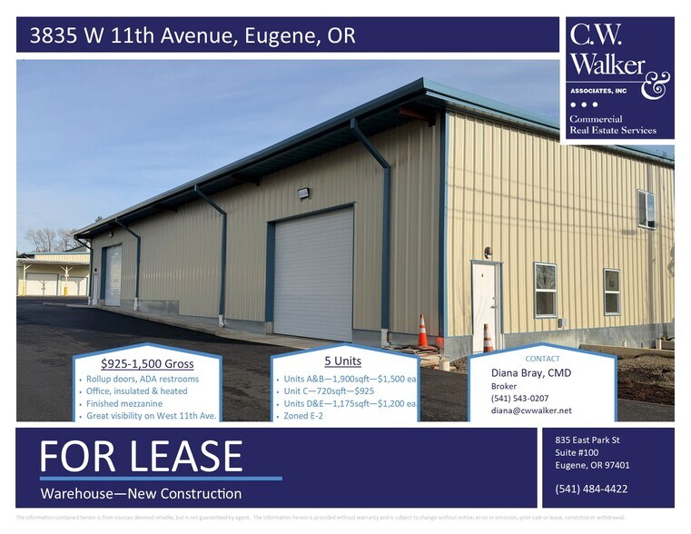 Primary Photo Of 3835 W 11th Ave, Eugene Light Manufacturing For Lease
