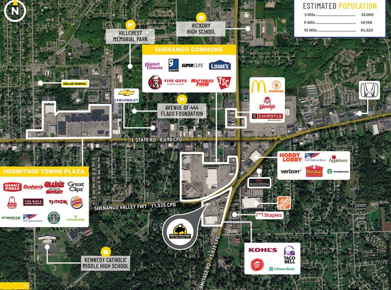 More Photos Of 3100 Shenango Valley Fwy, Hermitage Restaurant For Sale