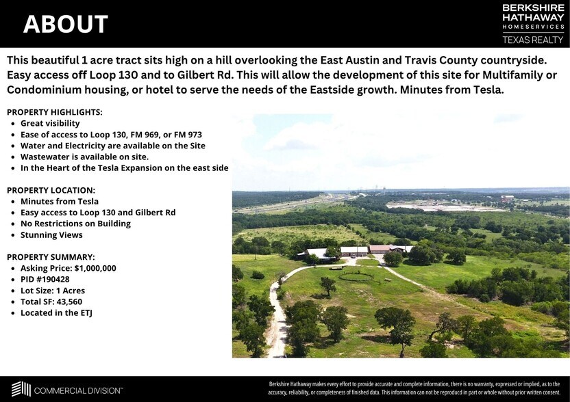 More Photos Of 6200 Gilbert Rd, Austin Land For Sale