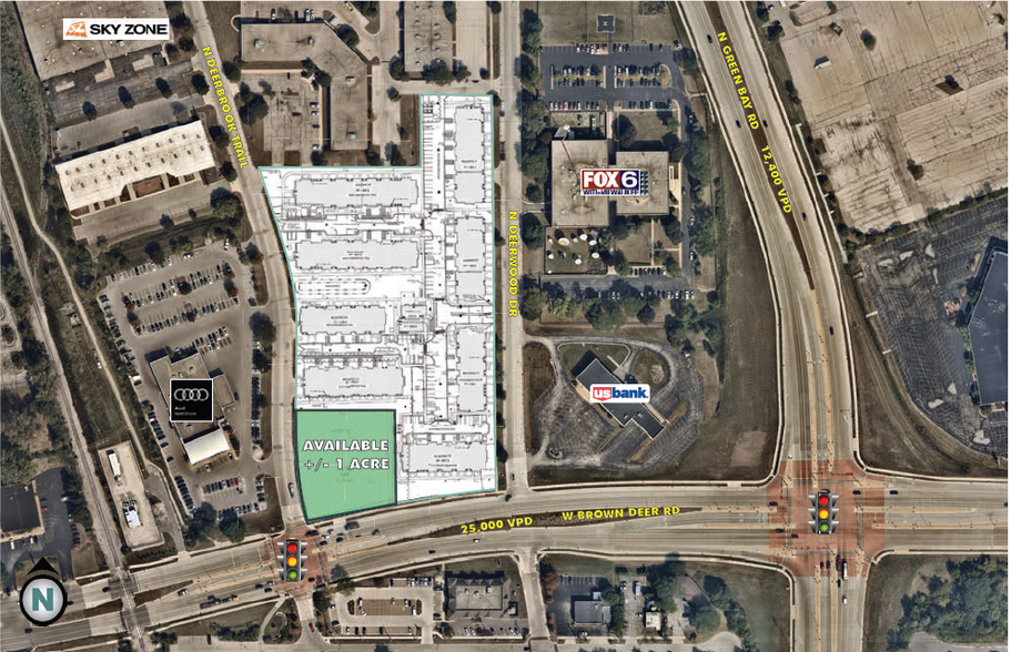 Primary Photo Of NEC of Brown Deer Road & Deerbrook Trail, Brown Deer Land For Lease