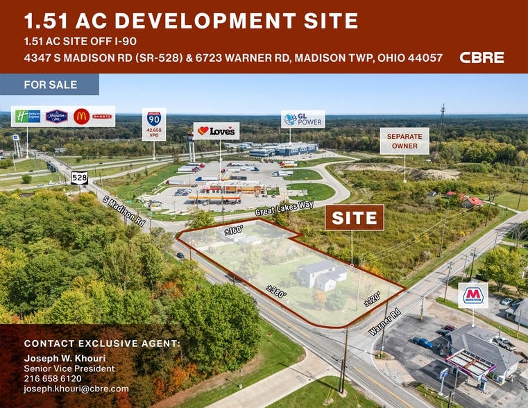 Primary Photo Of 4347 S Madison Rd, Madison Land For Sale