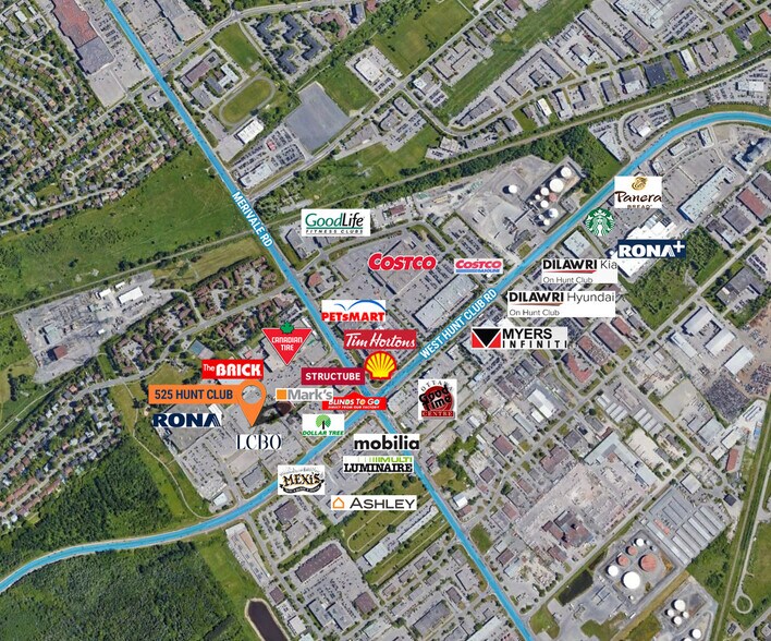More Photos Of 525 W Hunt Club Rd, Nepean Freestanding For Lease