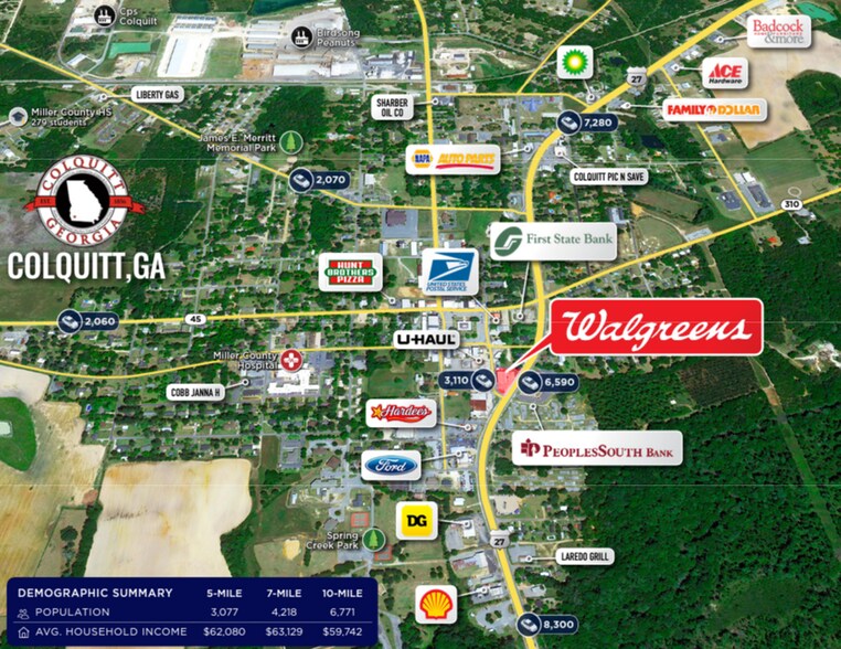 More Photos Of 211 W College St, Colquitt Freestanding For Lease