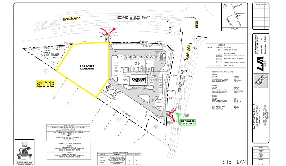 More Photos Of Weddington Rd & George W. Liles Pkwy Pkwy, Concord Land For Lease