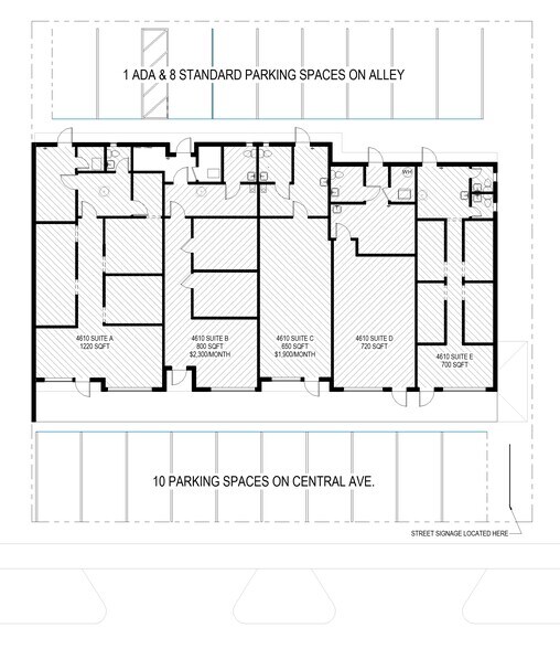 More Photos Of 4610 Central Ave, Saint Petersburg Storefront Retail Office For Lease
