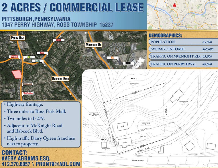 More Photos Of 1047 Perry Hwy, Pittsburgh Land For Sale