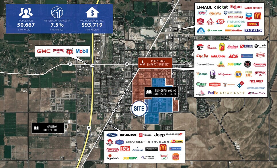 More Photos Of TBD W 7th S, Rexburg Land For Sale