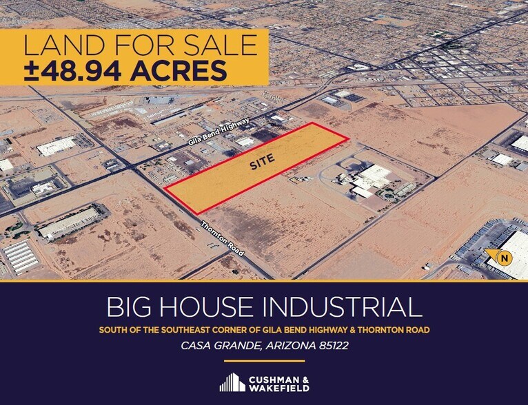 Primary Photo Of Gila Bend Highway @ Thornton Road, Casa Grande Land For Sale