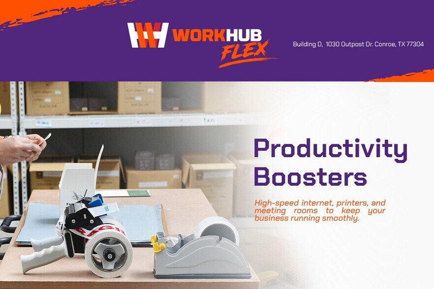 More Photos Of 1027 Outpost Dr, Conroe Showroom For Lease