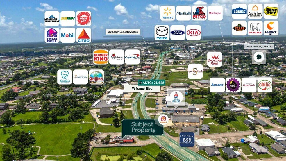 More Photos Of 709 W Tunnel Blvd, Houma Fast Food For Sale