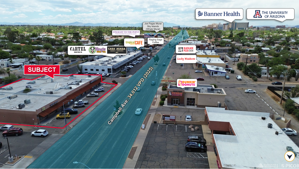 More Photos Of 2550-2564 N Campbell Ave, Tucson Storefront For Sale