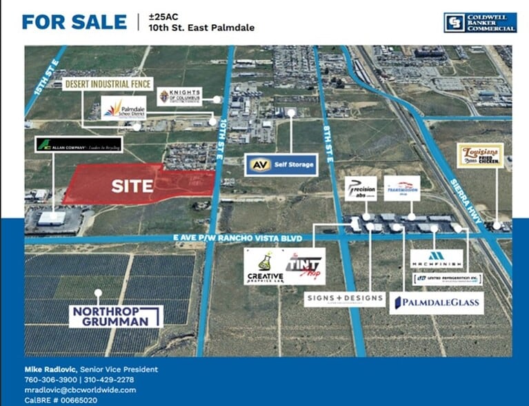 Primary Photo Of 10th St East, Palmdale Land For Sale
