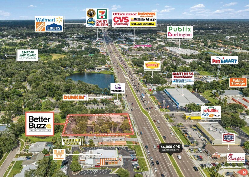 More Photos Of 1402 W Brandon Blvd, Brandon Restaurant For Sale