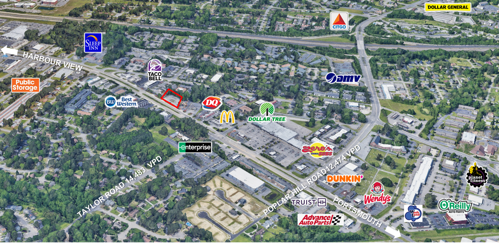 More Photos Of 3228 Western Branch Blvd, Chesapeake Land For Lease