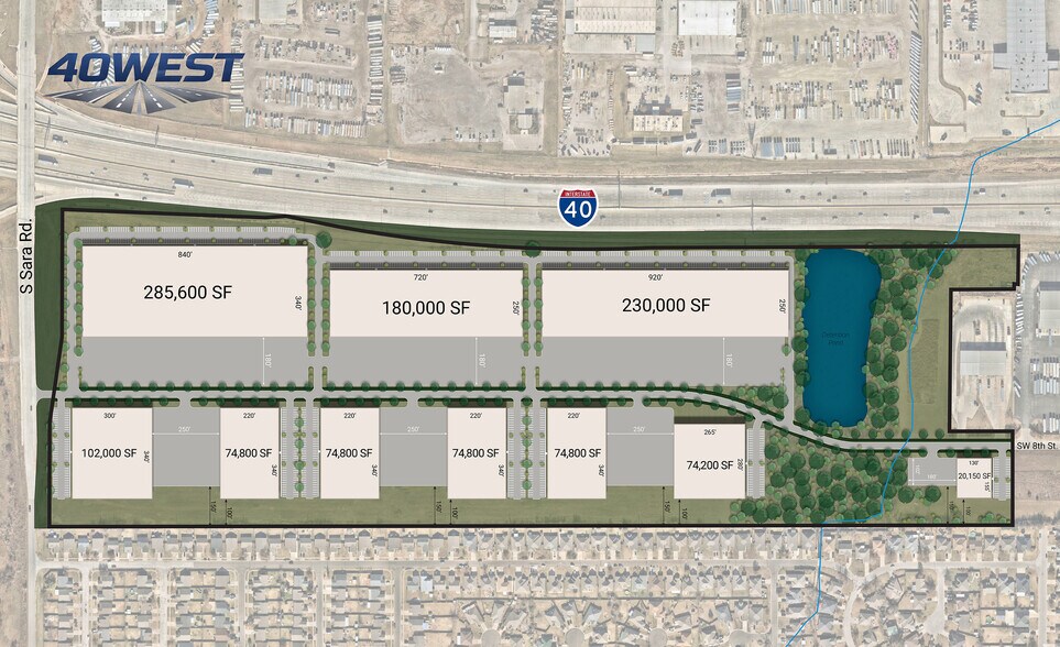 More Photos Of S Sara Rd & I-40, Oklahoma City Land For Sale