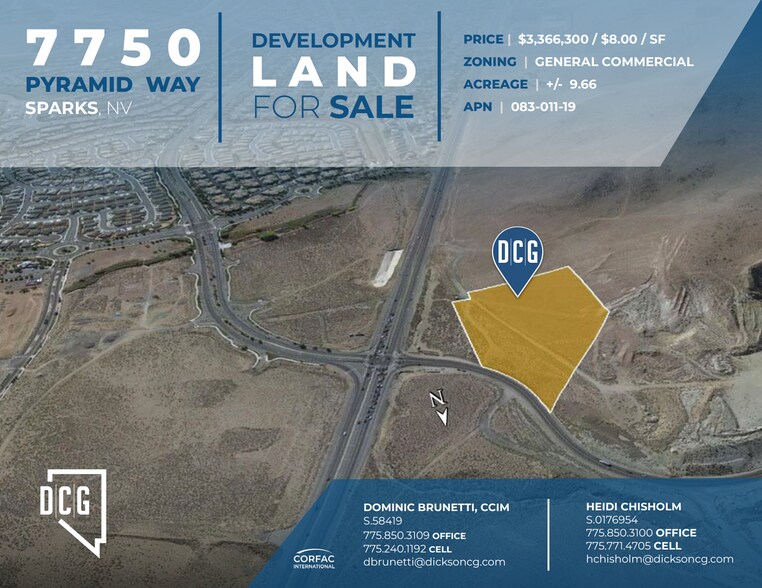 Primary Photo Of 7750 Pyramid Hwy, Sparks Land For Sale