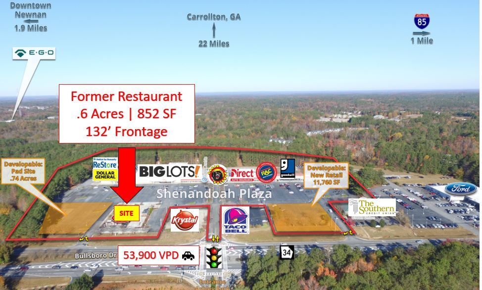 More Photos Of 214 Bullsboro Dr, Newnan Fast Food For Lease