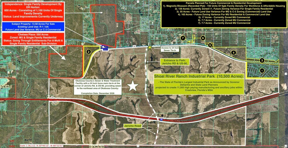More Photos Of 3742 U.S. 90 US-90 Hwy, Crestview Land For Sale