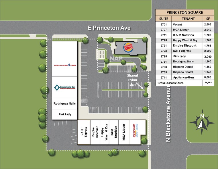 More Photos Of 2701-2741 N Blackstone Ave, Fresno Freestanding For Sale