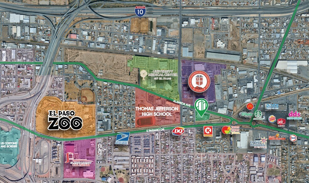 More Photos Of 5000-5038 Alameda Ave, El Paso Unknown For Lease