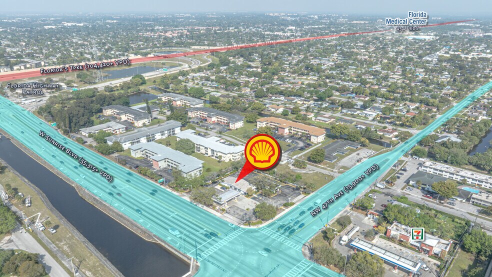 More Photos Of 4701 W Sunrise Blvd, Plantation Service Station For Sale