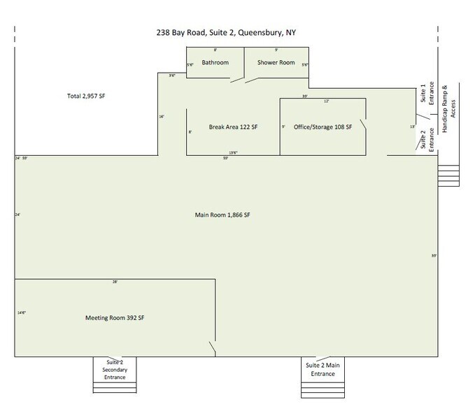 More Photos Of 238 Bay St, Queensbury Showroom For Lease