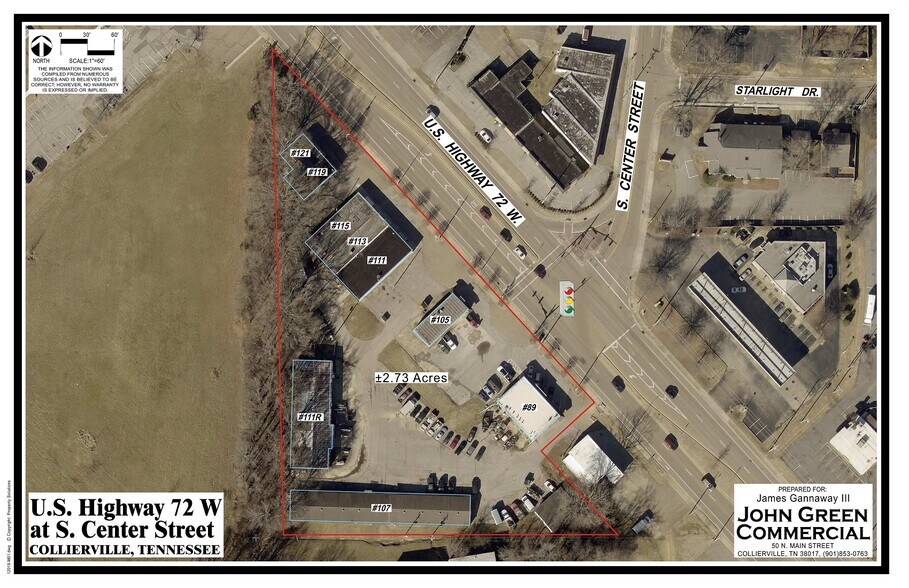Primary Photo Of 89 Highway 72 W, Collierville Freestanding For Sale