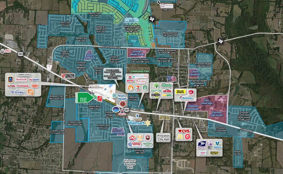 More Photos Of SEC OF US-380 & CYPRESS PKWY, Princeton General Retail For Lease