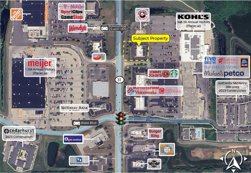 More Photos Of 2400 N Richmond Rd, Mchenry Freestanding For Sale